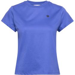 Silla Unikko Placement T-Shirt T-shirts & Tops Short-sleeved Sininen Marimekko