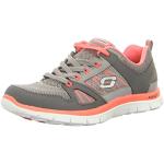 Skechers Flex Appeal Spring Fever Trainers Womens Gray Grau (CCHP) Size: (35 EU)