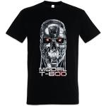 SKULLHEAD MODEL T-800 T-SHIRT - Cyberdine Skynet Movie Cyborg Terminator T-Shirt Sizes S - 5XL (L)