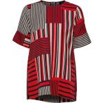 Slfmyla-Diana 2/4 Aop Top B Tops Blouses Short-sleeved Red Selected Femme