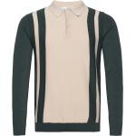 Slhmattis Ls Knit Polo B Knitwear Long Sleeve Knitted Polos Khakinvihreät Selected Homme