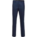 Slhslim-Mylostate Flex Dk Bl Trs B Noos Bottoms Trousers Formal Navy Selected Homme