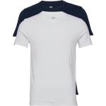 Slim 2Pk Crewneck 1 2 Pack Sli Tops T-shirts Short-sleeved White LEVI'S Men