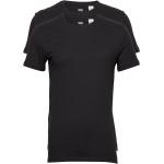 Slim 2Pk Crewneck 1 Twopack Te Tops T-shirts Short-sleeved Black LEVI'S Men