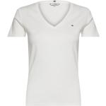 Naisten Valkoiset Koon S Lyhythihaiset Tommy Hilfiger V -kaula-aukkoiset V-aukkoiset t-paidat 
