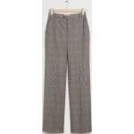 Slim Flared Tailored Trousers - Rust