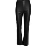 Slkaylee Pu Kickflare Pants Bottoms Trousers Leather Leggings-Housut Black Soaked In Luxury