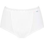 Naisten Valkoiset Puuvillaiset Koon XL Sloggi Maxi-alushousut 