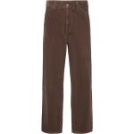 Sly Pant-Rain Drum Designers Jeans Relaxed Brown Edwin