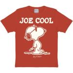 Snoopy Kids T-Shirt - Peanuts Childrens Short Sleeve - Joe Cool - LOGOSHIRT Crew Neck T-Shirt - red - Licensed original design - High quality, Size 62.2/64.57 inches, 13-14 years