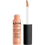 Soft Matte Lip Cream Huulikiilto Meikki Beige NYX Professional Makeup