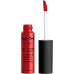 Soft Matte Lip Cream Huulikiilto Meikki Red NYX Professional Makeup