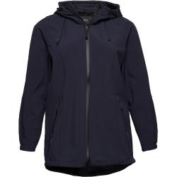 Softshell Jacket Water Repellent Soft And Warm Outerwear Jackets Windbreakers Sininen Zizzi