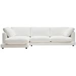 Valkoiset Kave Home 4 hengen 4-istuttavat sohvat 