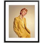 Sonic Editions Framed David Bowie In Yellow Suit