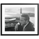Sonic Editions Framed Paul Newman Venice 1963
