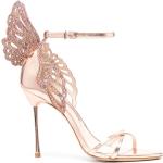 Sophia Webster Heavenly butterfly-detail heeled sandals - Gold