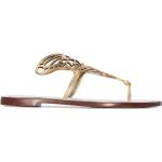 Sophia Webster Talulah butterfly-embellished flat sandals - Gold