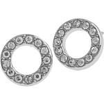 Spark Small Coin Ring Ear G/Clear Accessories Jewellery Earrings Studs Silver SNÖ Of Sweden