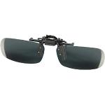 Speeron Sun Clip: Sunglasses Clip Slim for Glasses Wearers, Polarised (Sun Protection for Glasses Wearers, Sun Protection Glasses Attachment, On Sunglasses), black