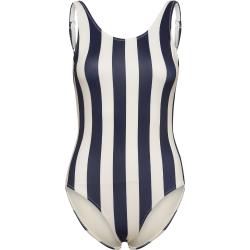 Sport Swimsuit Rana Big Stripes Navy Patterned DEDICATED