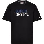 Miesten Mustat Lyhythihaiset SUPERDRY Logo-t-paidat alennuksella 