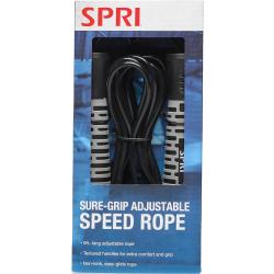 Spri Sure-Grip Adjustable Speed Rope Sport Sports Equipment Workout Equipment Jump Ropes Blue Spri