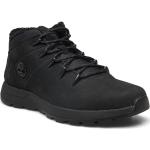 Sprint Trekker Mid Lace Up Sneaker Jet Black Designers Boots Winter Boots Black Timberland