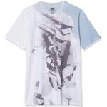 Rockoff Trade Herren Stormtrooper All Over T-Shirt, Weiß, XXL