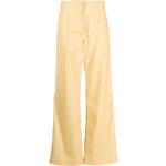 Naisten Keltaiset Polyuretaanista valmistetut Koon M Stella McCartney Leveälahkeiset housut 42 alennuksella 