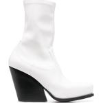 Naisten Valkoiset Polyuretaanista valmistetut Koon 41 Neliökärkiset Vetoketjulliset Stella McCartney Tolppakorko Cowboy-bootsit alennuksella 