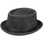 Miesten Mustat Koon L Käsinpestävät Stetson Puuvillafedora-hatut kesäkaudelle 59 cm päänympäryksellä 