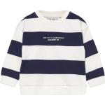 Striped Cotton-Blend Sweatshirt T-shirts Long-sleeved T-shirts Monivärinen/Kuvioitu Mango