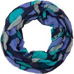 styleBREAKER lighter retro dots loop tube scarf 01014040, colour:turquoise-blue