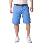 Sublevel Chino Shorts with Belt, Color:Malibu Blue;Size pants:30