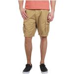 Sublevel shorts bermuda short with belt, Color:Light Beige;Size pants:38