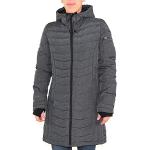 Sublevel Women's Quilted Winter Coat with Hood Long Sleeve Jacket