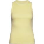Naisten Keltaiset Koon XL Hihattomat Gant Sunfaded Poolokaulukselliset Hihattomat topit 