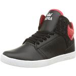 Supra Atom, Unisex-Erwachsene Hohe Sneakers, Schwarz (Black/red/White), 34.5 EU
