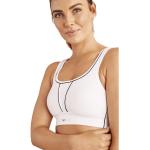 Naisten Valkoiset Polyesteriset Oeko-Tex - Koon 100D Hengittävät SWEGMARK Vahvan tuen Kestävän muodin Plus-koon rintaliivit 