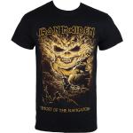 Miesten Mustat Koon XL Iron Maiden Metalliset Puuvillabändi-t-paidat 