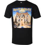 Miesten Mustat Koon S Iron Maiden Metalliset Puuvillabändi-t-paidat 