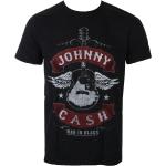 t-paita metalli miesten Johnny Cash - Siivekäs kitara - ROCK OFF - BILMAR00176