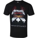 Miesten Mustat Koon M Metallica Metalliset Puuvillabändi-t-paidat 