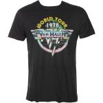 t-paita metalli miesten Van Halen - Maailmanlaajuinen Tour 78 - AMPLIFIED - ZAV210VHC
