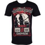 Miesten Mustat Koon L Motörhead Puuvillabändi-t-paidat 