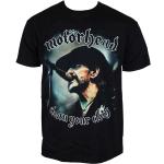Miesten Mustat Koon S Motörhead Puuvillabändi-t-paidat 