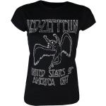 t-paita metallia naisten Led Zeppelin - USA 1977 - NNM - RTLZEGSBUS77