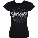 Naisten Mustat Koon L Slipknot Puuvillalogo-t-paidat 