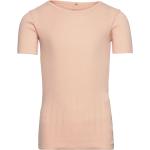T-Shirt T-shirts Short-sleeved Vaaleanpunainen Noa Noa Miniature